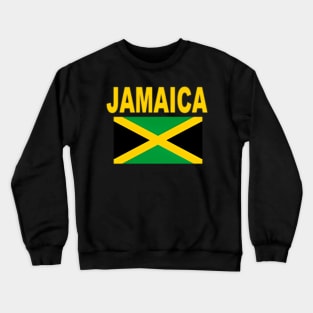 Flag Jamaica Jamaican Flags Travel Top Crewneck Sweatshirt